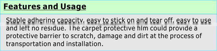 SHIELD EXHIBITION CARPET WITH PROTECTIVE FILM