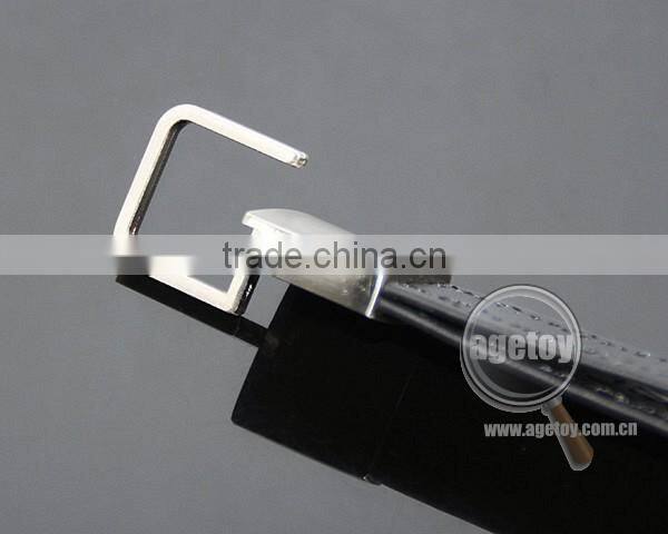 High Quality Promotional Black Genuine Leather Zinc Alloy Blank Metal Car Leather Keychain