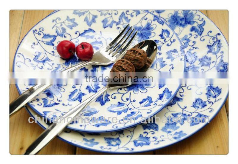 blue and white fine quality porcelain plate