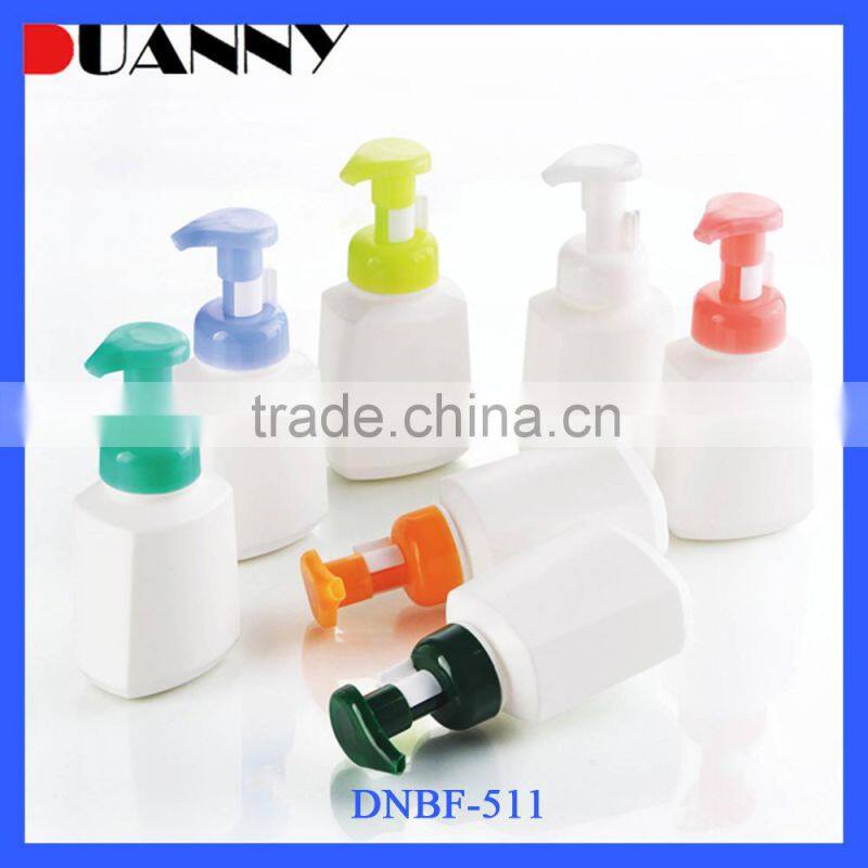 Good Design Hotsale Cylinder Cosmetic Plastic Bottle With Foam Pump