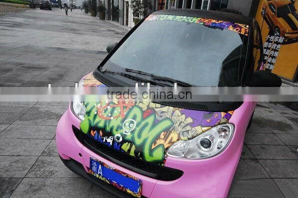 New design for bomb vinyl sticker with air channels