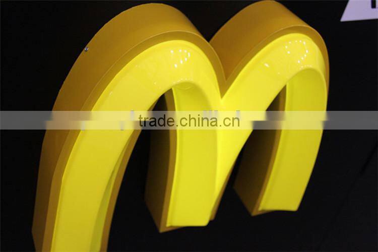 High Grade letters cheap acrylic Blister silk-screen advertising