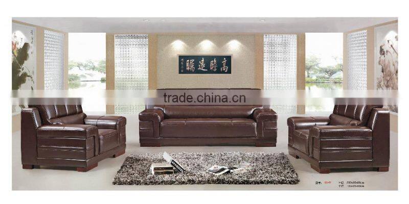 high end office leather antique sofa set factory sell directly SJ15