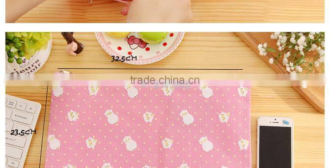 2015 cute cartoon Factory wholesale eco friendly oxford file bag, documents pouch