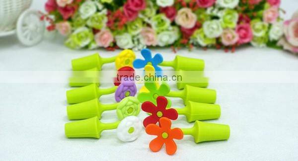 Wholesale reusable colored safety cork stopper silicone