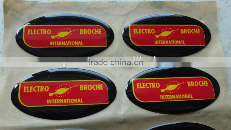 Clear round epoxy resin stickers poly dome sticker made in China dome gel sticker