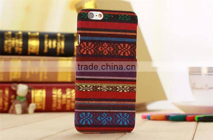 Canvas + PC Protective Shell Case for IPhone 6s 64gb Cell Phone Cover