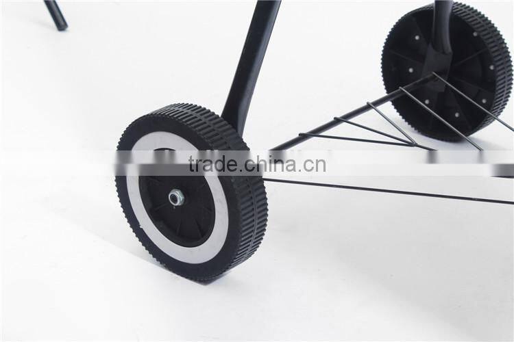 Attractive portable charcoal bbq grill wheels