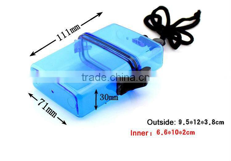 watch waterproof case for watch mobile flashlight battery Plastic box 50g