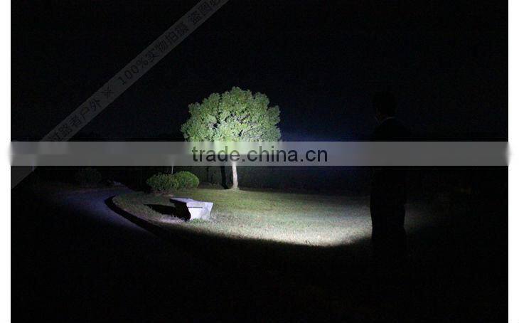 GOREAD Y50 Black Aluminum High bright rechargeable 1000lum T6 flashlight search light