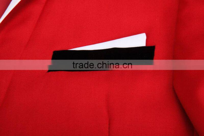 2016 men coat pant designs wedding suit red formal dress suit wedding