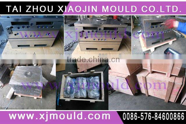 plastic traffic barrier custom made steel mould manufacturing