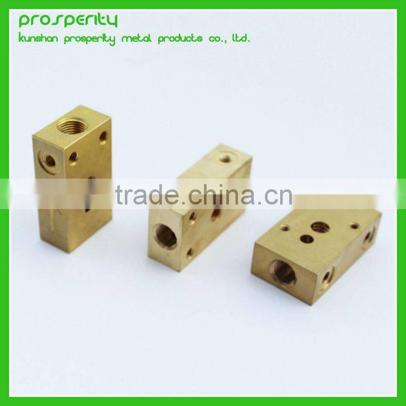 custom cnc machining brass parts by central machinery lathe