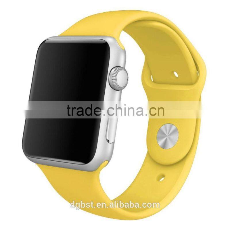 Popular silicone Watch Band Strap for apple watch , for apple watch band