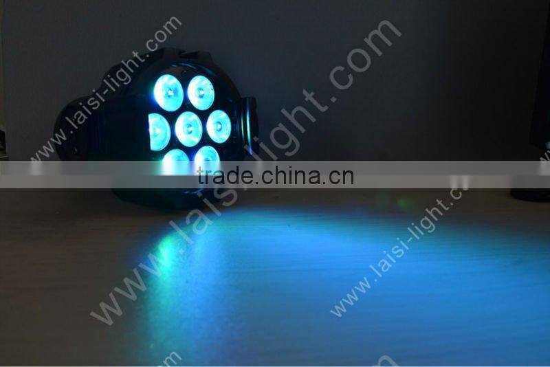LED Par 7X9W RGBW+UV 4in1 stage par can