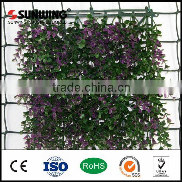 plastic artificial boxwood topiary hedge leaf wall