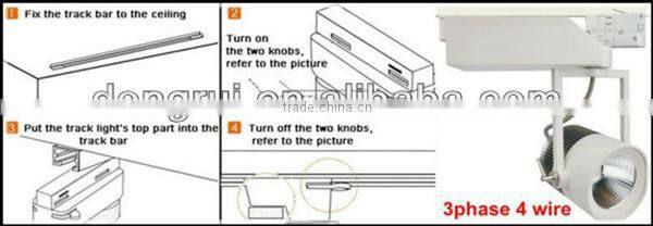 led track spot light for cloth shop and supper market