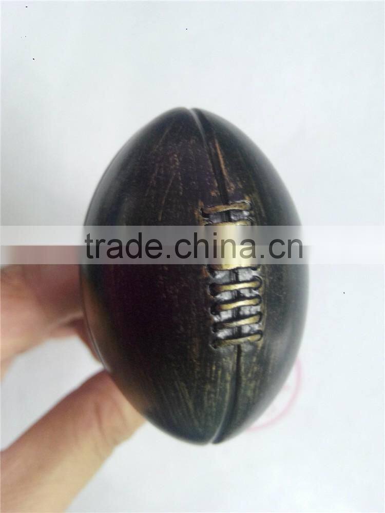 Popular football rugby metal wine stopper exist mold