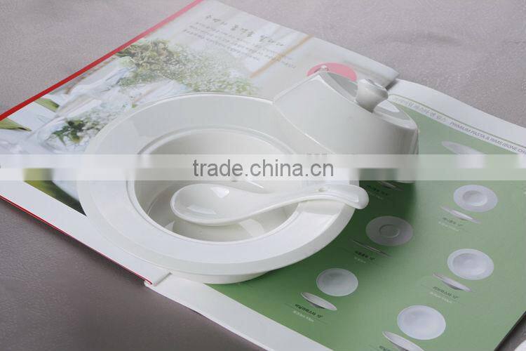 round white fine China ceramic soup tureen