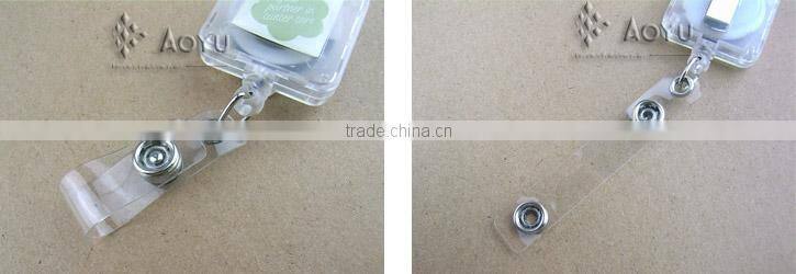 cheap square shape retractable id badge reels