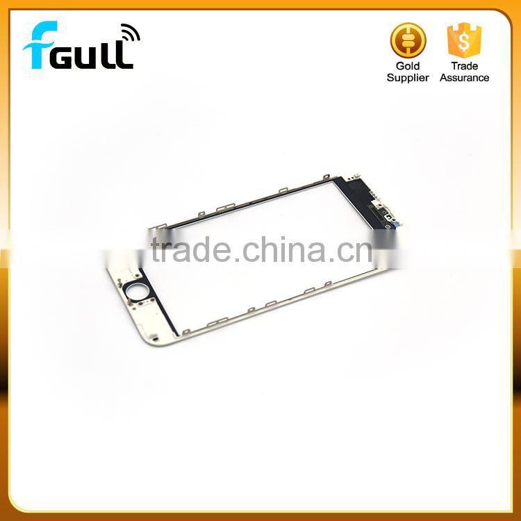 New mobile repair parts cold press glue glass with frame and oca assembly for iphone 6 6plus 6s 6splus