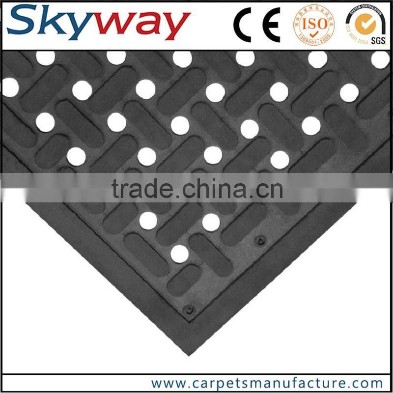 Best sales cheap price commercial/industrial used interlocking cheap industry rubber floor mat