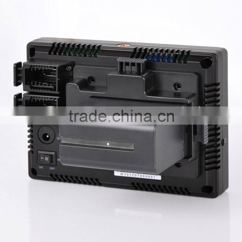 5 inch HDMI dslr field monitor with Multiple Battery, Tally, Focus Assist, False Color