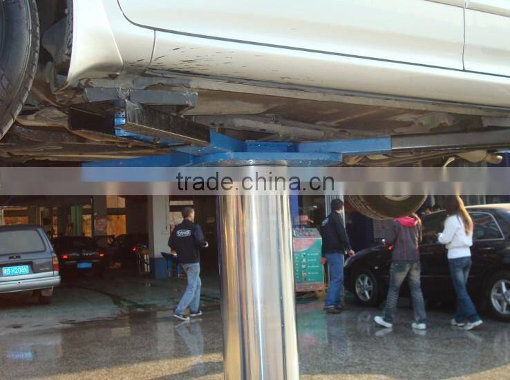 Single post lift equipment, Car washing lift