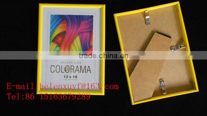 PVC plastic photo frame 4x6,5x7,6x8,8x10