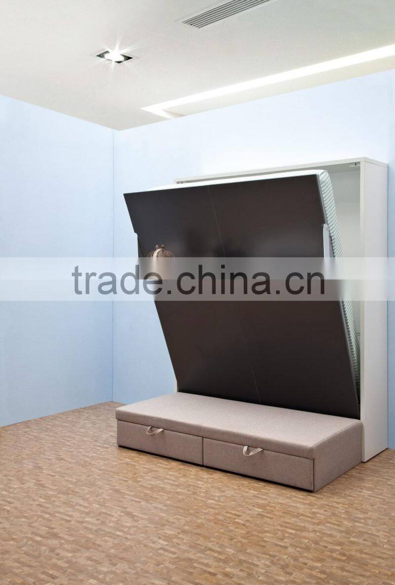 modern multiple function wall bed folding bed with hutches