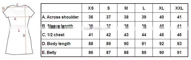 Custom three quarter sleeve plain pregnant women maternity dresses