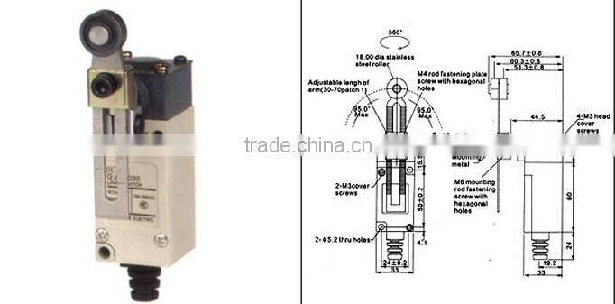 CNGAD white HL limiting switches(limited switch,miniature micro switch)(HL-5030)