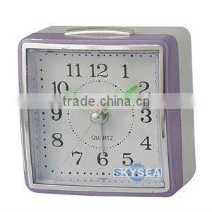 desk clock, cute square alarm clock, lovely wake up clock,
