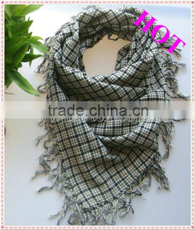 2012 popular muslim hijab tartan scarf