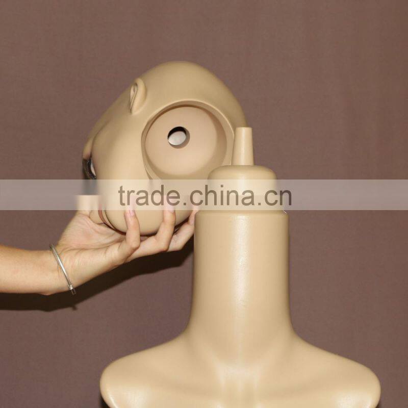 Female makeup jewelry display wig mannequin heads for wig display