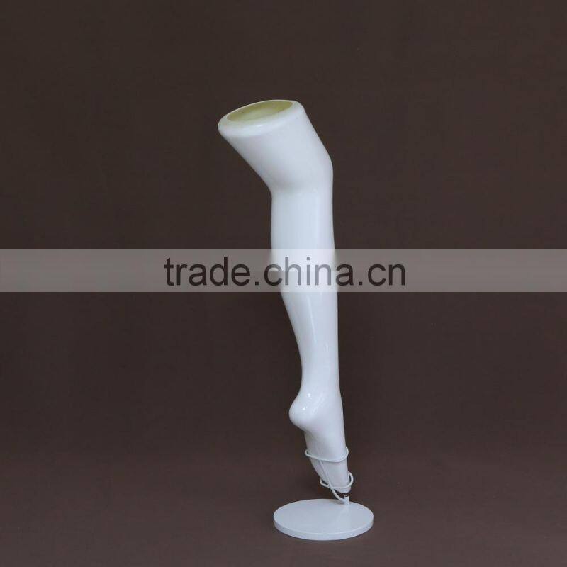 Plastic tiptoed female feet/legs mannequin torso leg for socks display
