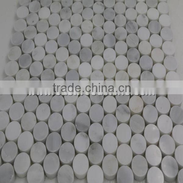 Bianco Carrara White Marble Mosaic Tile