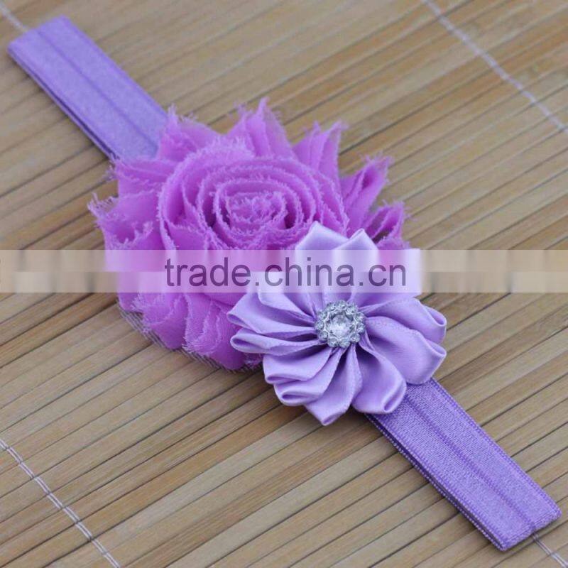 Newborn Baby Girls Flower Headband Soft Elastic Band Headwear Hair Accessories