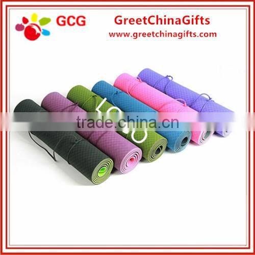 High quality NBR light weight eco-friendly yoga mat with bag