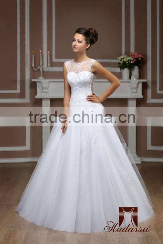 A-line French design Wedding Dress / Bridal Gown