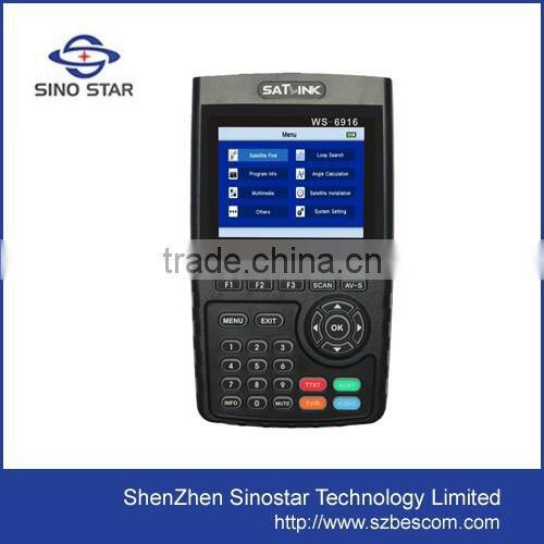 Newest Satlink WS-6916 HD Digital Satellite Meter Locator Satellite Finder WS6916 DVB-S/DVB-S2 MPEG-