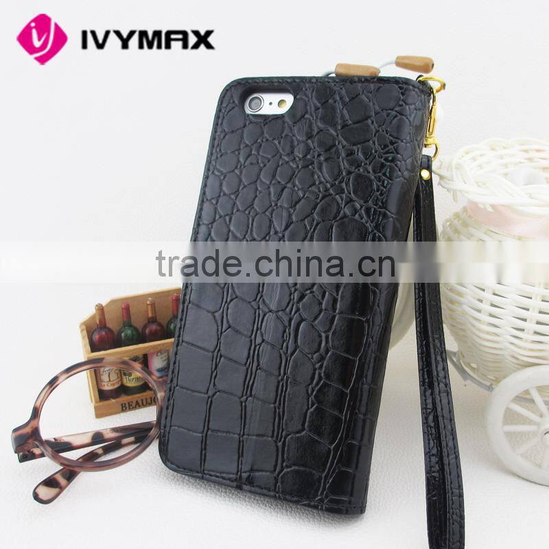 Pu case cover for iphone 6 plus , mobile phone accessories factory in china