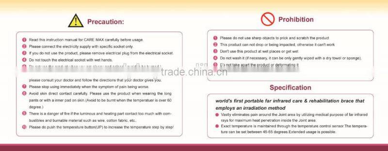 New Arrivals heating knee pads for arthritis