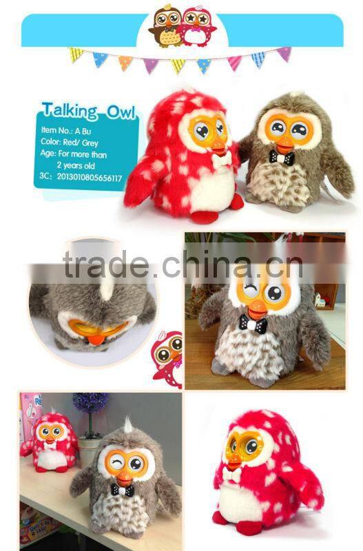 Audio Pet Owl can talk with children,singing and dancing 2014 NEW Arrival