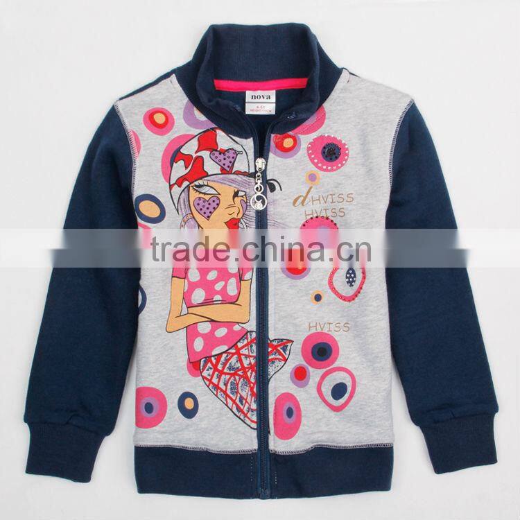 (FG4639) children 2-piece sets kid design warm up suits girls winter set 2014
