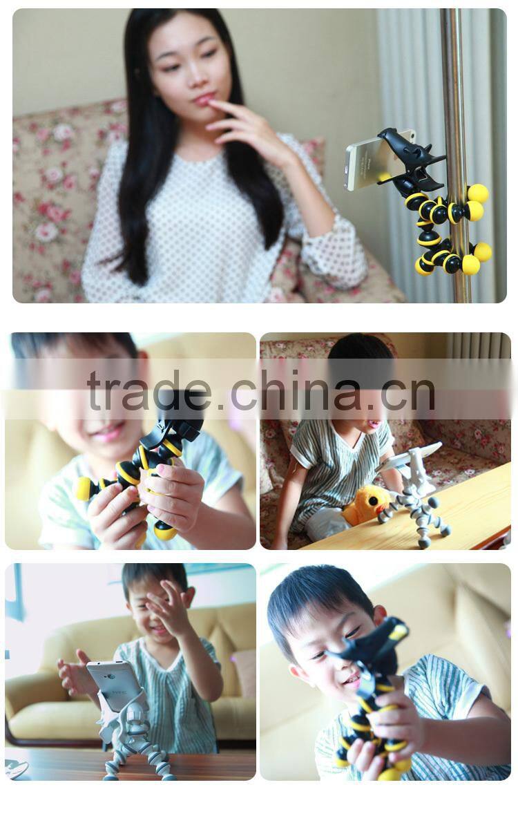 car phone holder Fashion Horse Style Tripod Holder Bracket Phone Holder + Camera Holder