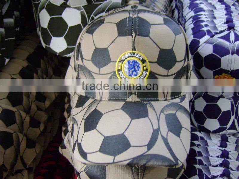 low profile pre-curved 100% cotton sport football cap