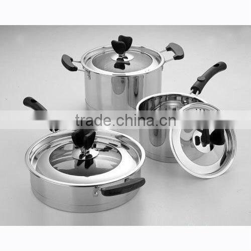 stainless steel cookware set