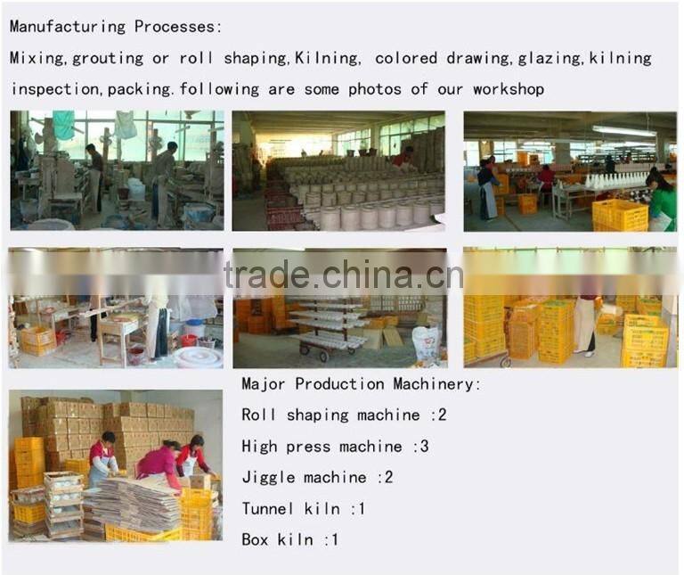 ceramic flower vase with smile face