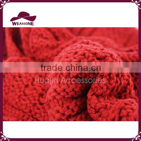 Womens Basic Knitting Cable Scarf Cashmere